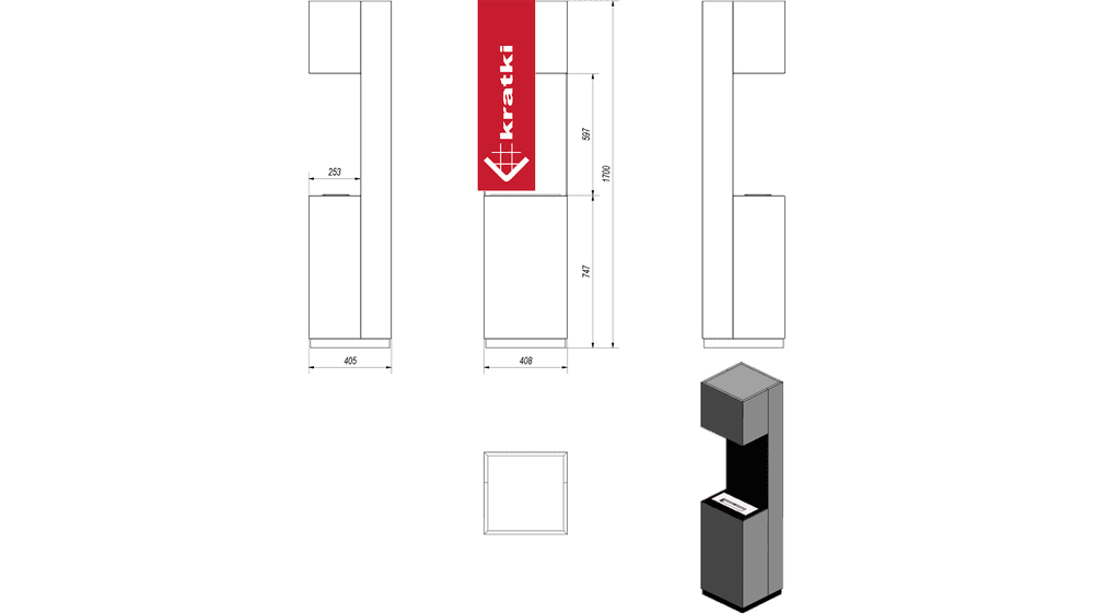 Portalkamin SIERRA Bioethanol – Weiss – Ansicht 5