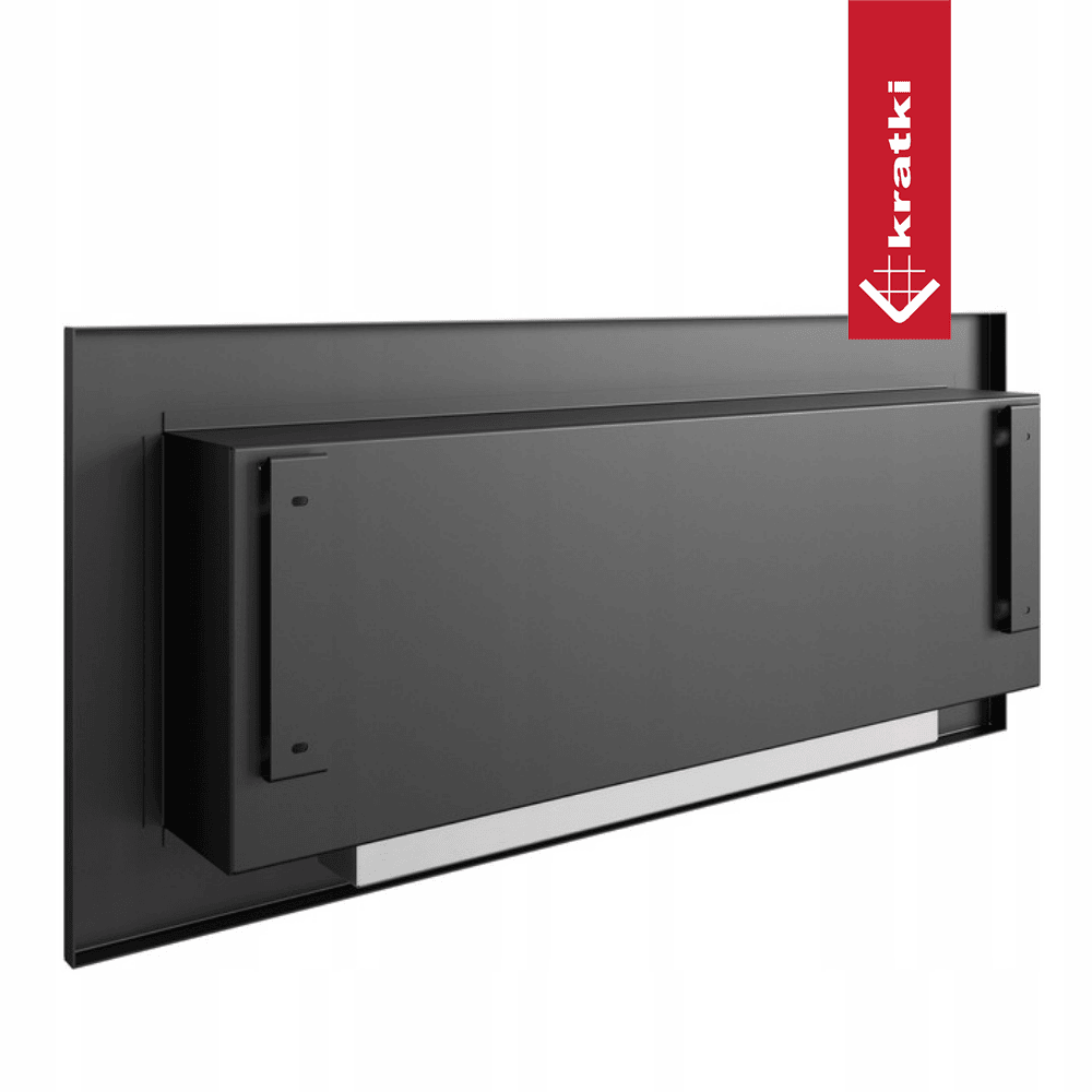 Wandkamin DELTA 2 SLIM Bioethanol – Schwarz – Ansicht 4