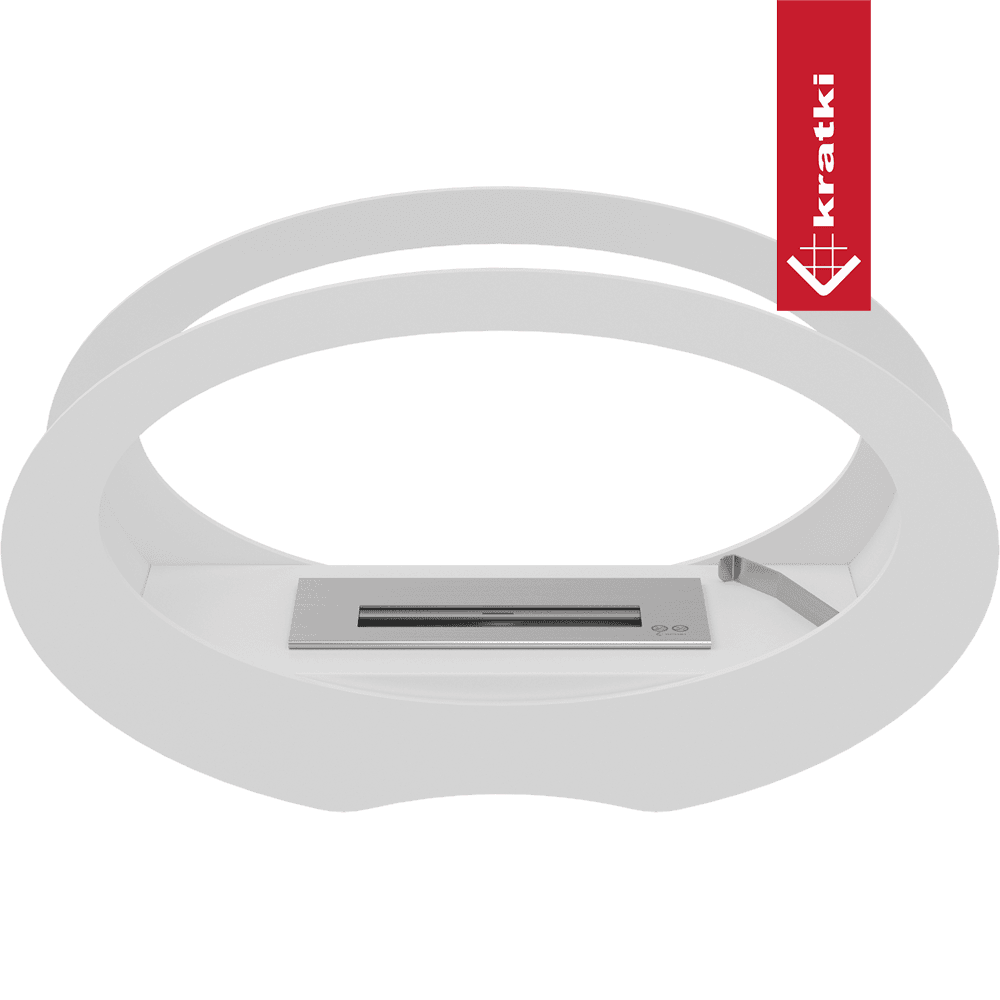 Standkamin ECHO Bioethanol – Weiss – Ansicht 4