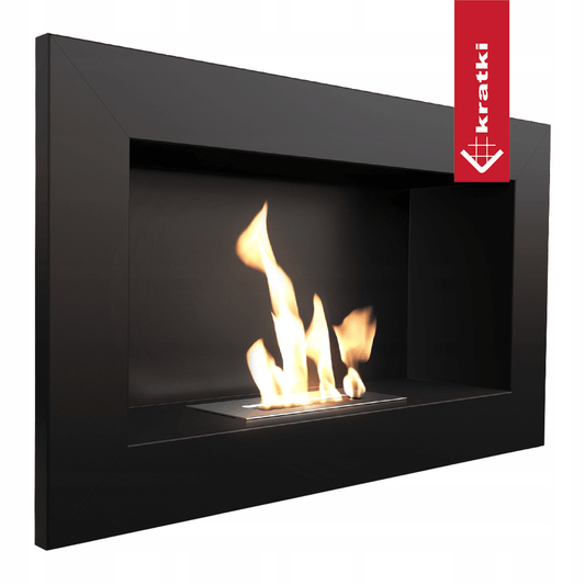 Wandkamin GOLF Bioethanol – Schwarz – Ansicht 2