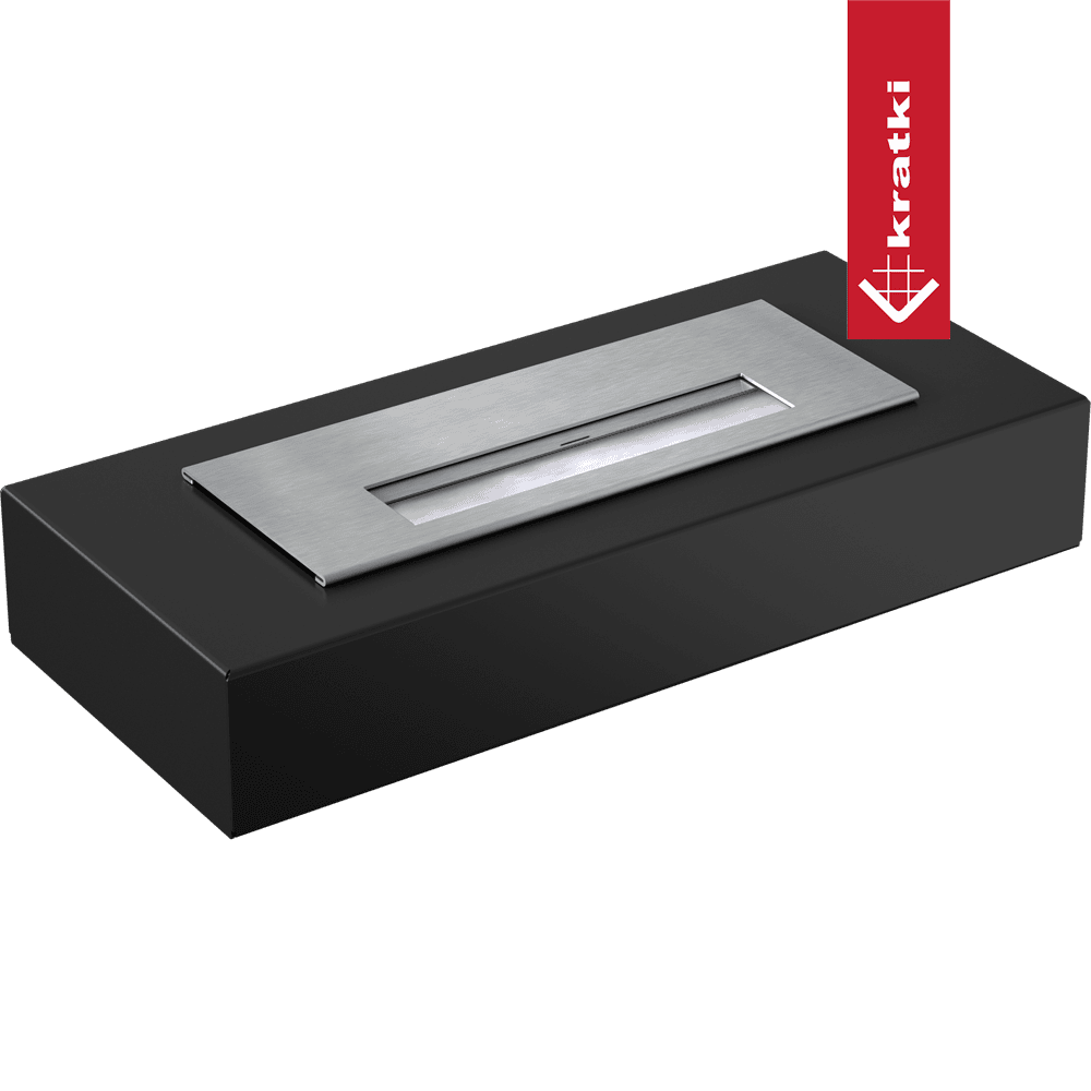 Standkamin INDIA Bioethanol – Schwarz – Ansicht 2