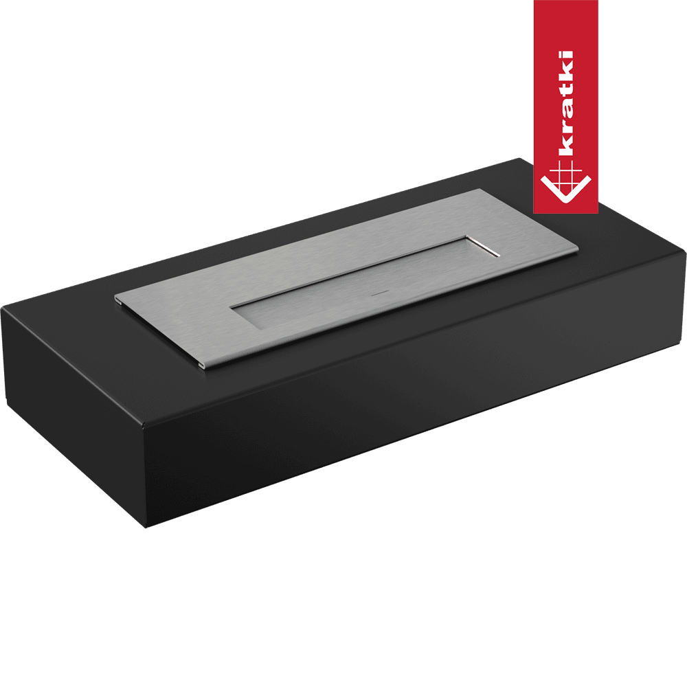 Standkamin INDIA Bioethanol – Schwarz – Ansicht 3