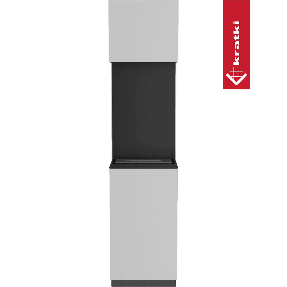 Portalkamin SIERRA Bioethanol – Weiss – Ansicht 3