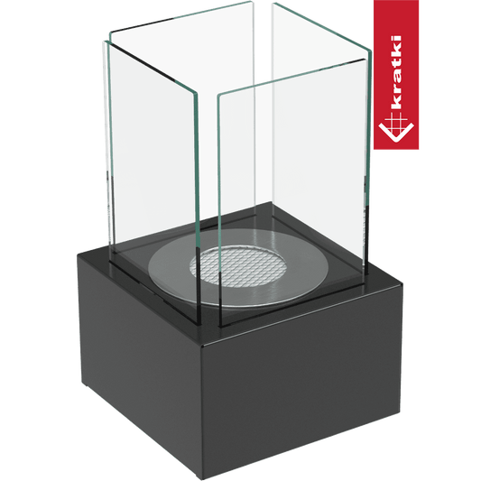 Standkamin TANGO 1 Bioethanol – Schwarz – Ansicht 2