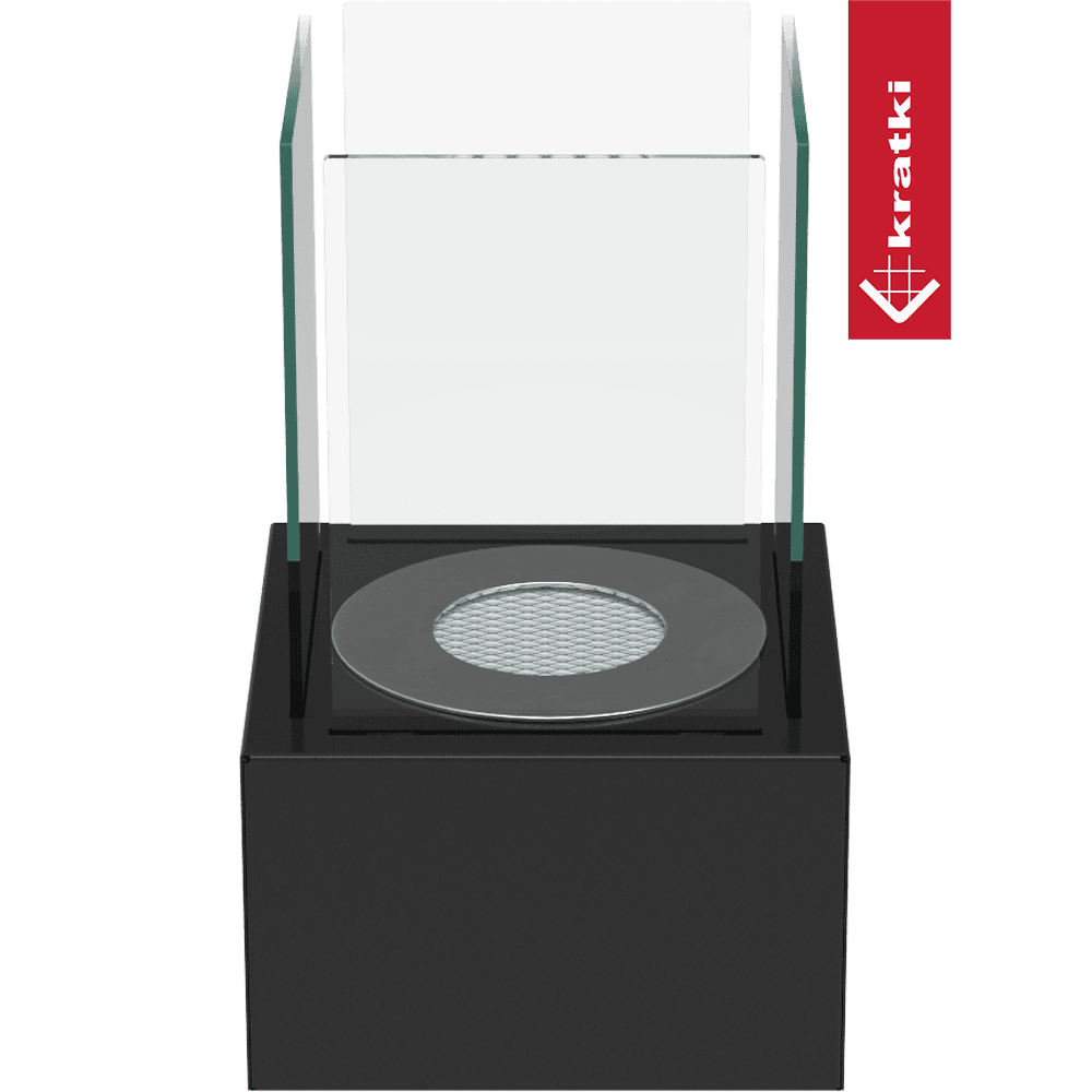 Standkamin TANGO 1 Bioethanol – Schwarz – Ansicht 3