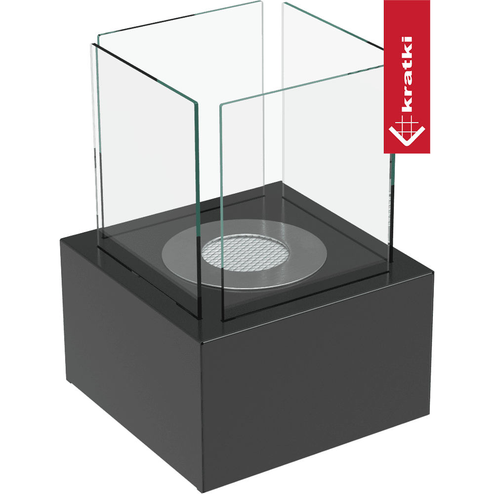 Standkamin TANGO 2 Bioethanol – Schwarz – Ansicht 4