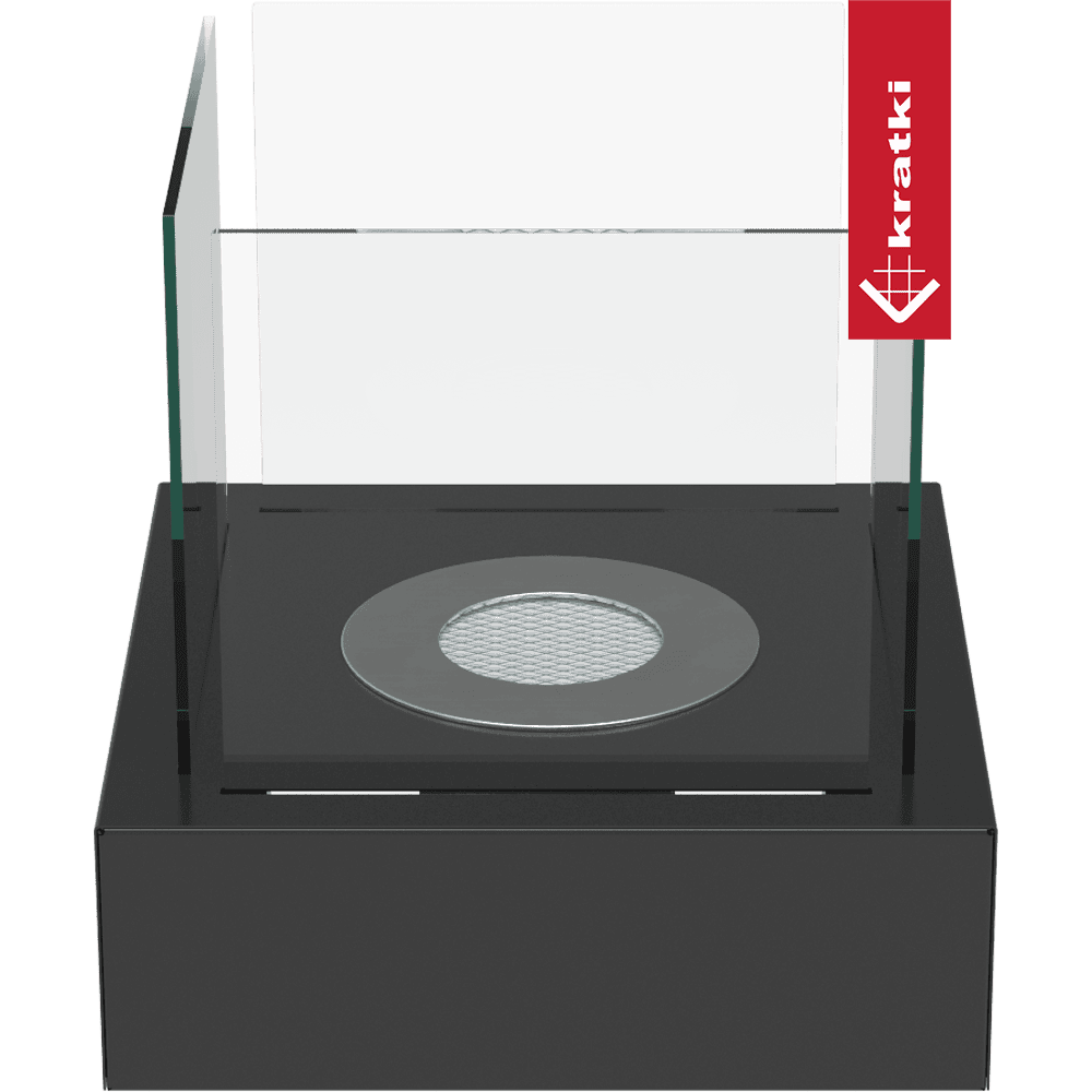Standkamin TANGO 3 Bioethanol – Schwarz – Ansicht 3
